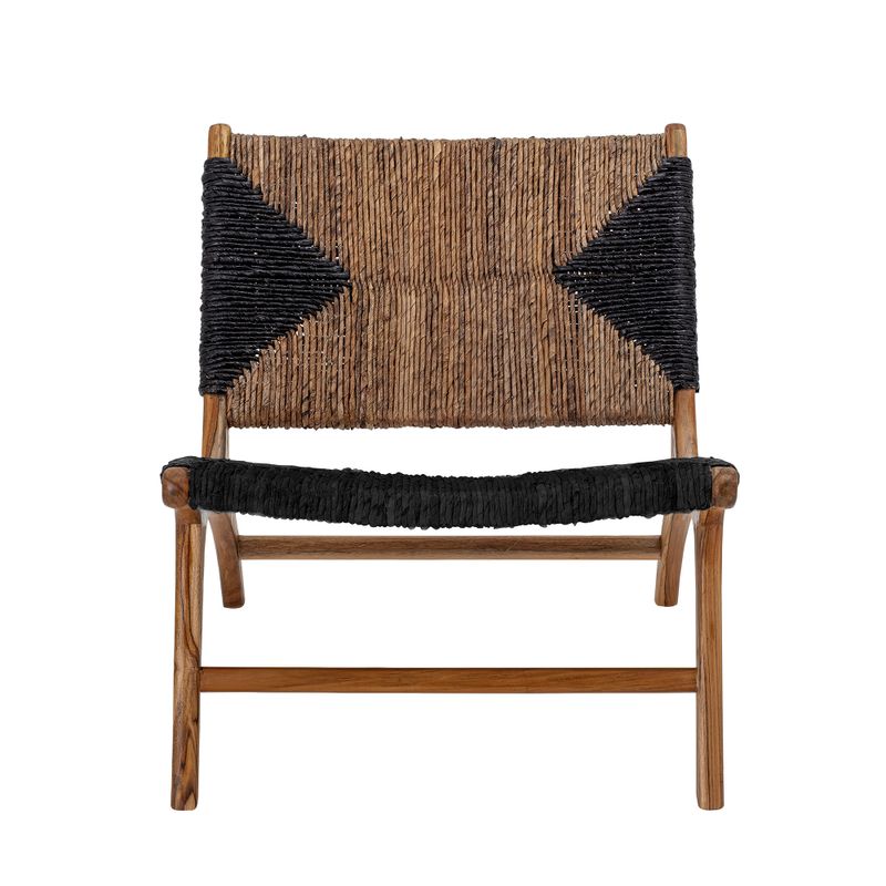 Fåtölj Svart Teak | Bloomingville Creative