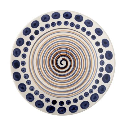 Tallrik Orange Stengods Shama | Bloomingville