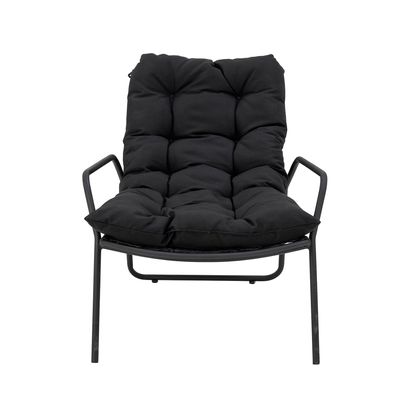 Solstol med pall Svart Metall Boel Set om 2 | Bloomingville