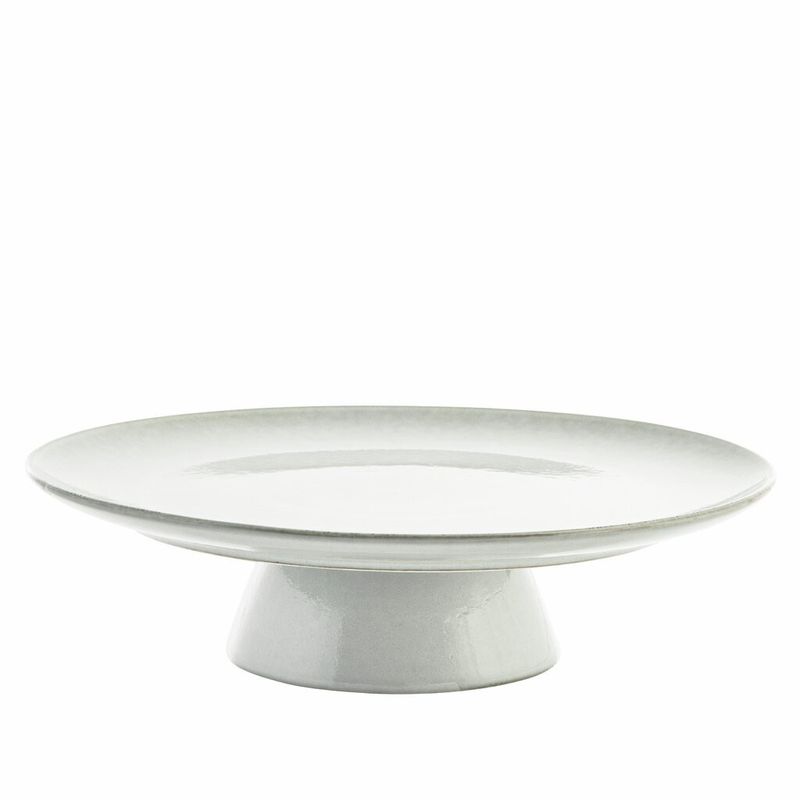 Lene Bjerre Amera Tårtfat Vit Stengods Ø32.5 cm
