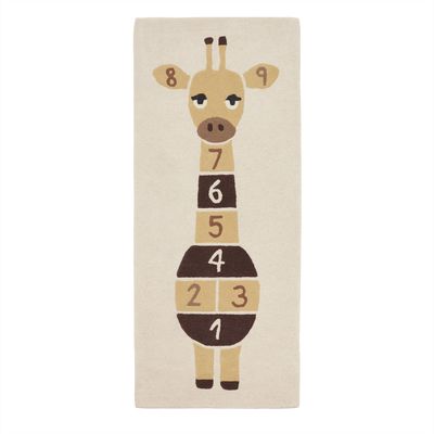 OYOY Giraf Hopscotch Matta Gul Ull