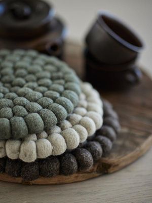 Svanefors Nisha Grytunderlägg Offwhite 20 cm