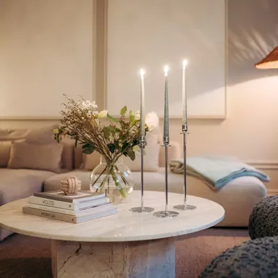 Hilke Collection Ljusstake, Chiaro di luna - 35cm