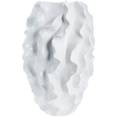 Lene Bjerre Sannia Vas Vit Keramik H48 cm