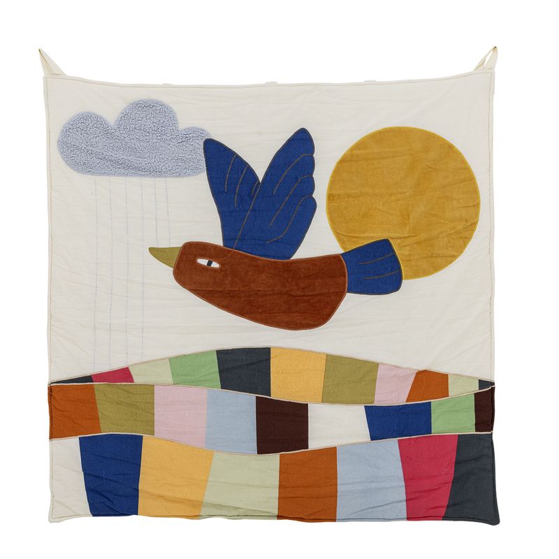 Bloomingville Colorine Väggdekoration, Natur, Bomull L101xW101 cm