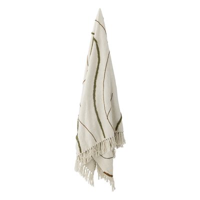 Osasio Pläd Grön Cotton OEKO-TEX® L150cm Bloomingville
