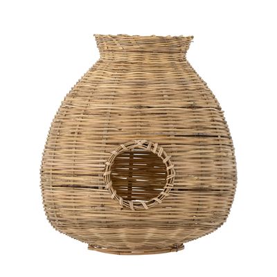 Lyktor med glas Natur Bambu Ottine | Bloomingville