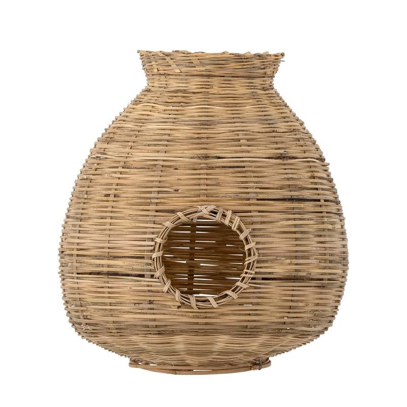 Lyktor med glas Natur Bambu Ottine | Bloomingville
