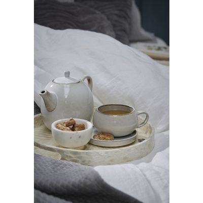 Lene Bjerre Amera Tekanna Vit Stengods 140 cl