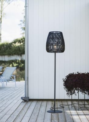 Agnar Saigon Outdoor Vit Golvlampa 154cm Svart | PR Home