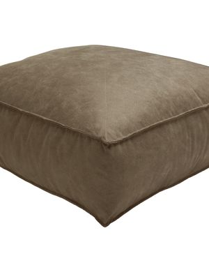 Lycke Sittpuff Ljusbrun 50x50x15cm | Svanefors