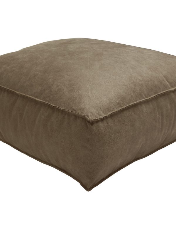 Lycke Sittpuff Ljusbrun 50x50x15cm | Svanefors
