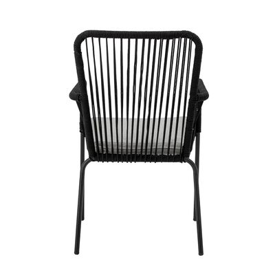 Matsalsstol Svart Metall Santino | Bloomingville