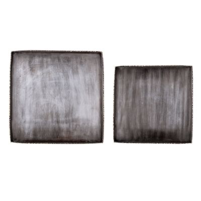 Bricka Svart Metall Cody Set om 2 | Bloomingville