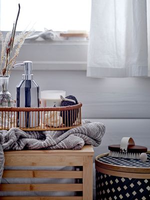 Tvättkorg Natur Bambu Aden | Bloomingville