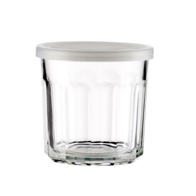 Burk med lock Klar Glas Tessa | Bloomingville