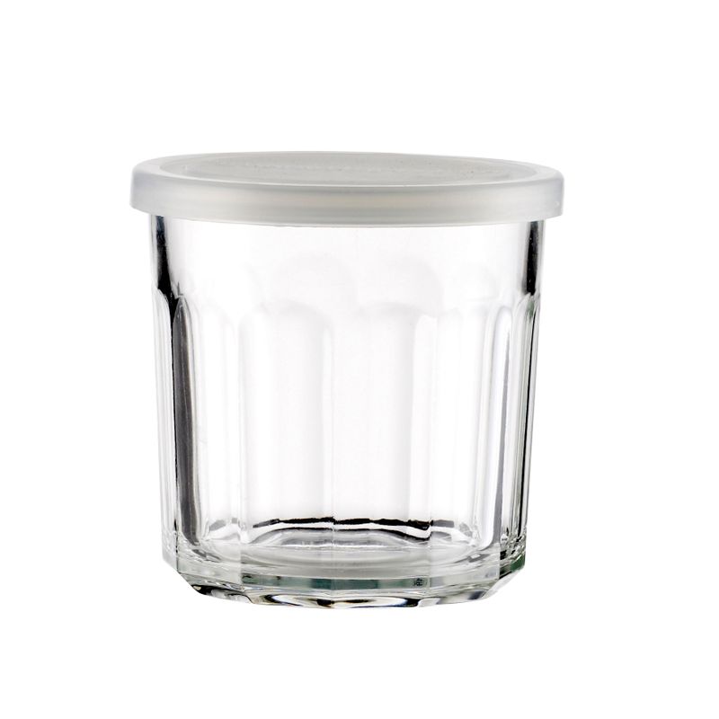 Burk med lock Klar Glas Tessa | Bloomingville
