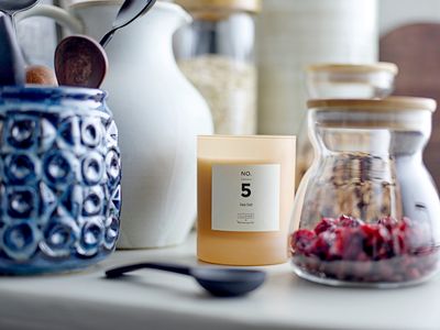 Burk med lock Klar Glas Tinse | Bloomingville