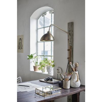 Lene Bjerre Sofinna Vägglampa Ljusguld Aluminium