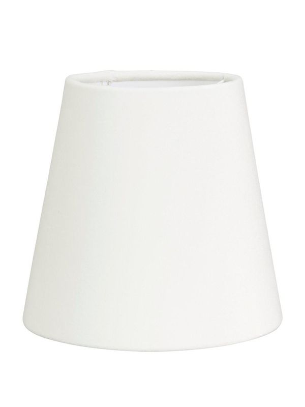 PR Home Queen Lampskärm Sammet Vit 12cm