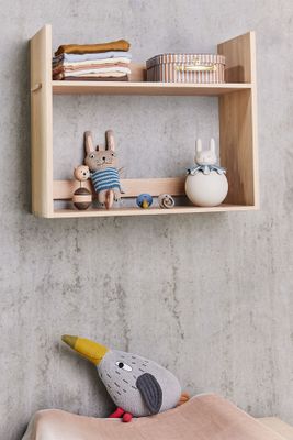 Bordslampa Offwhite / Blå Silikon. Plast OYOY MINI