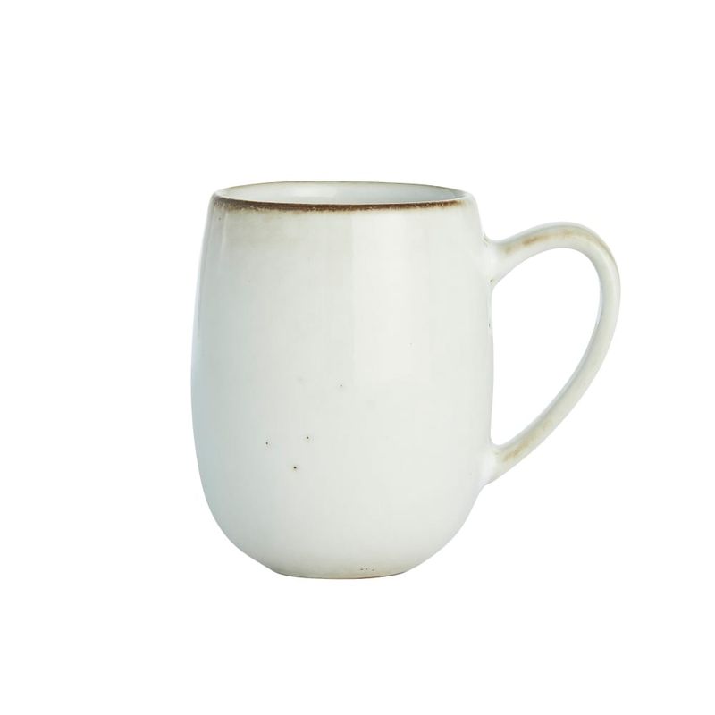 Mugg Amera Vit Sand Stengods Lene Bjerre