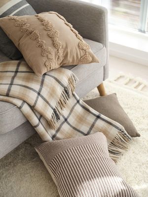 Dotty Kuddfodral Iskaffe 45x45cm | Svanefors