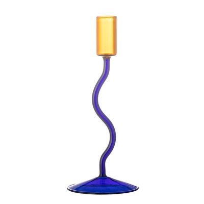Ljusstake Blå Glas Ada | Bloomingville