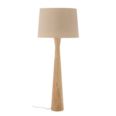 Golvlampa Natur Gummiträ | Bloomingville Creative