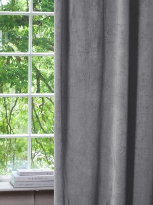 Svanefors Estelle Gardin 2-pack Silver 135x280 cm