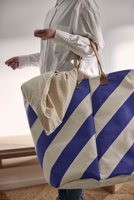 OYOY Sakki Förvaringskorg Blå Polyester