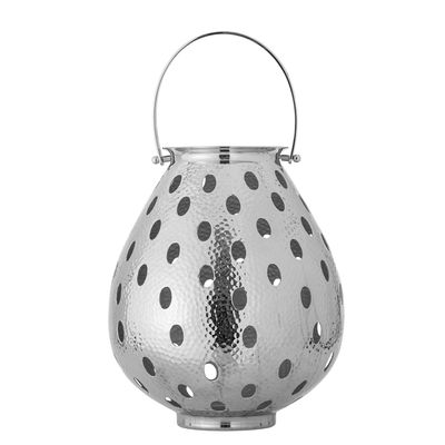 Maika Lykta Silver Aluminium Ø33cm Bloomingville