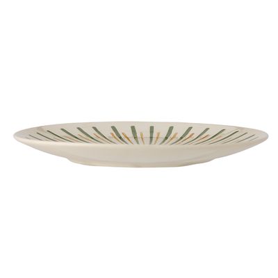 Heikki Serveringstallrik Grön Stengods Ø35cm Bloomingville