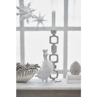 Lene Bjerre Segilla Royal Goose H26.5 cm Antik Silver