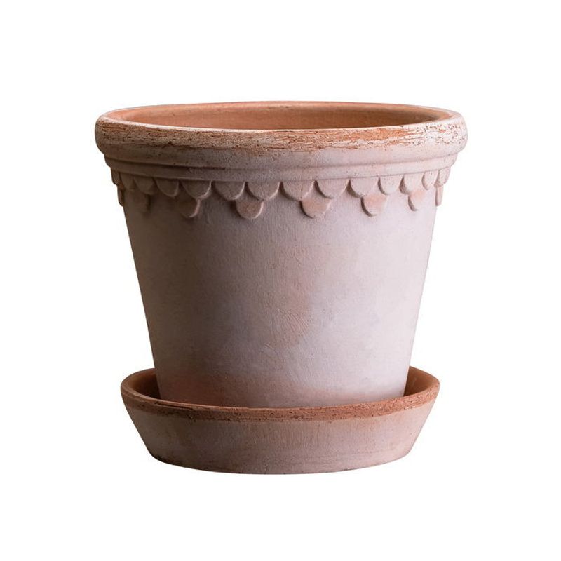 Bergs Potter Københavner RAW Kruka med Fat Ø30 cm Rosa