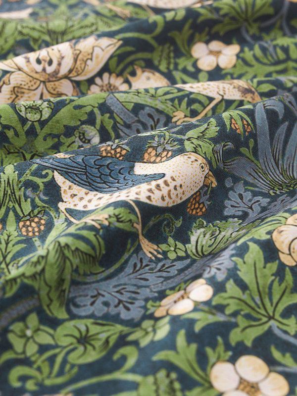 Svanefors Vilja Gardin 2-pack Blå 130x250 cm