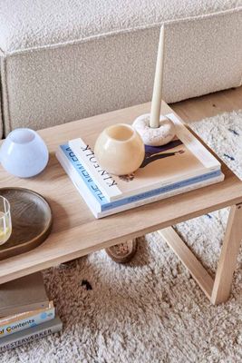 Ljusstake Beige Marmor OYOY LIVING
