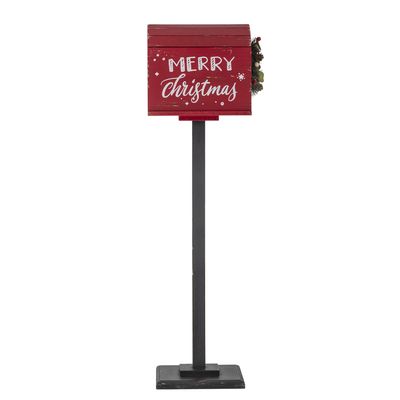 Carlo Dekoration Röd MDF H82cm Bloomingville