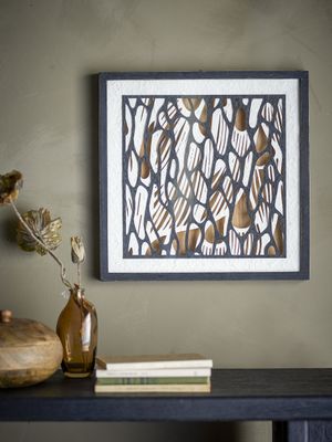 Barlin Illustration med ram Svart Tall H37.5cm Bloomingville