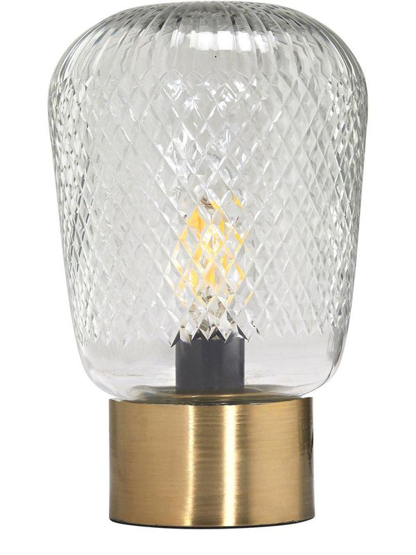 PR Home Juliette Bordslampa Klar/mässing 21cm