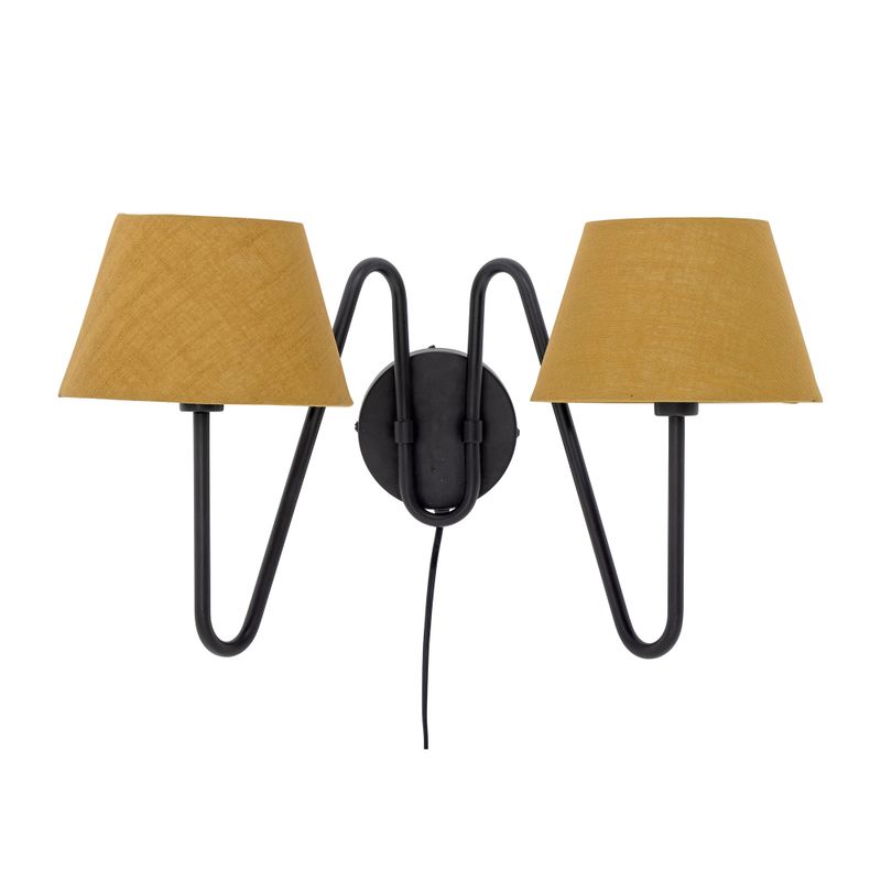 Vägglampa Svart Metall Letty | Bloomingville