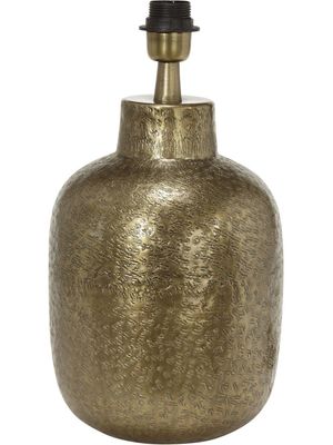 PR Home Henry Lampfot Antikmässing 34 cm