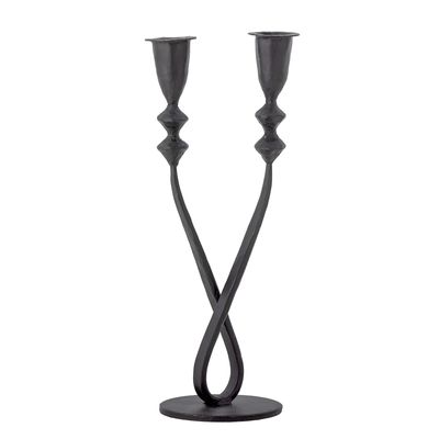 Ljusstake Svart Metall | Bloomingville Creative