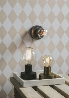 PR Home Notice Lampfot Råsilver 12cm