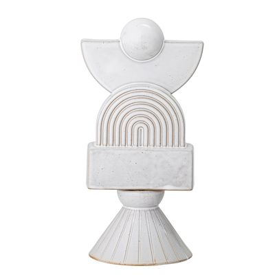Dekoration Vit Stengods Beatrice | Bloomingville