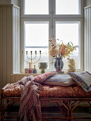 Filt Brun Återvunnen bomull Marmi | Bloomingville