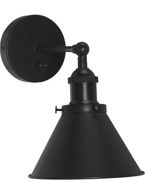 Anton Vägglampa Svart 18cm | PR Home