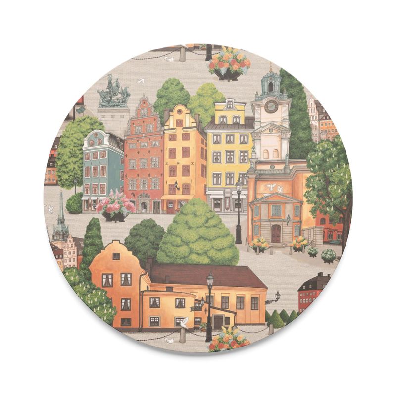 Stortorget runt grytunderlägg Arvidssons Textil