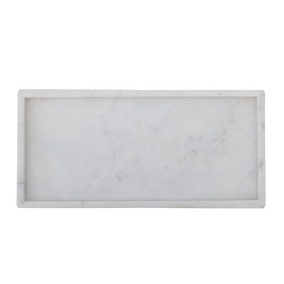 Bricka Vit Marmor Majsa | Bloomingville