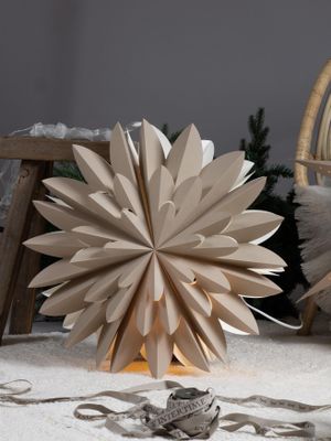 PR Home Hyacint star Beige 50cm